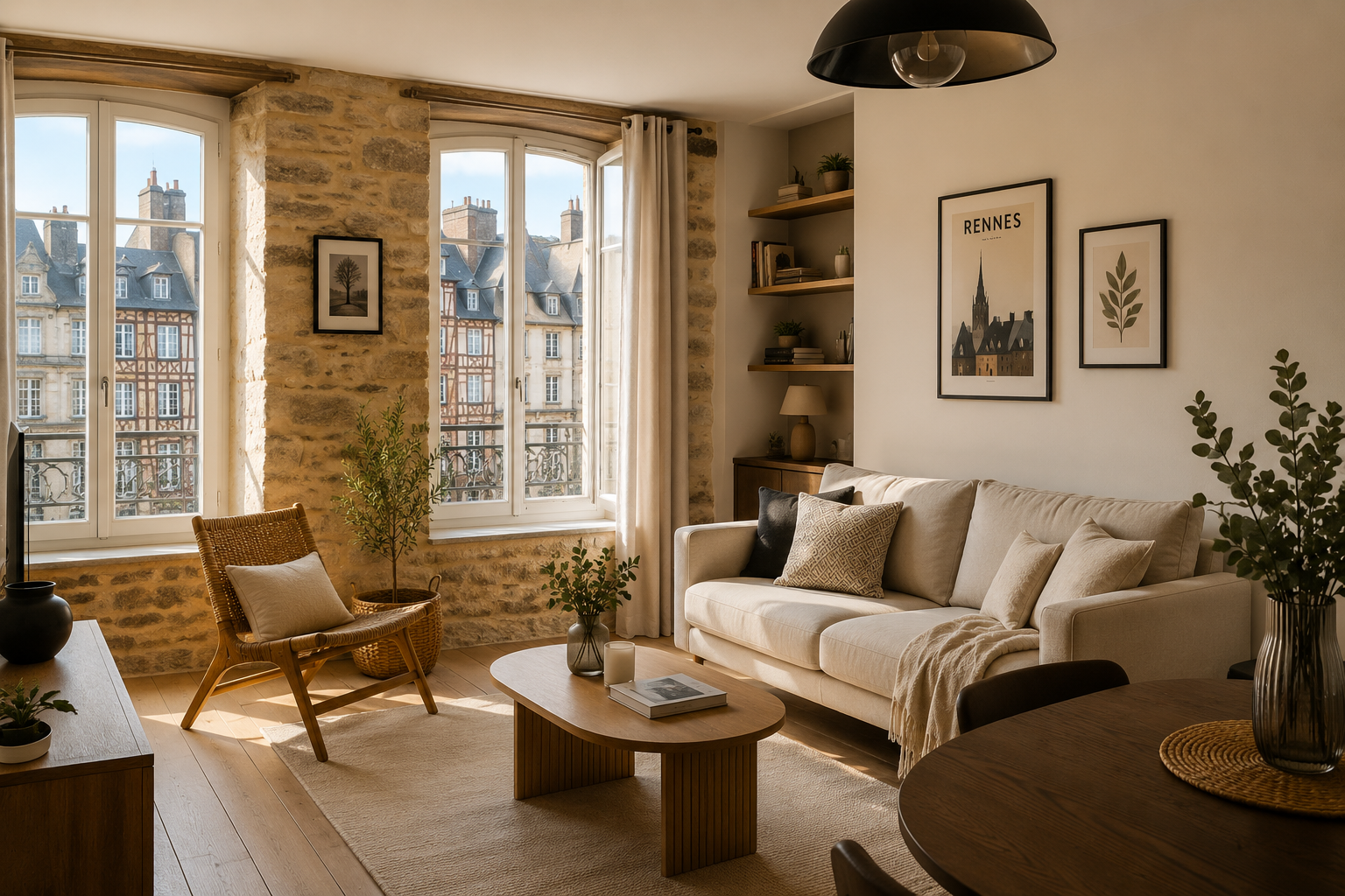 Salon d'exception, style hôtellerie de luxe